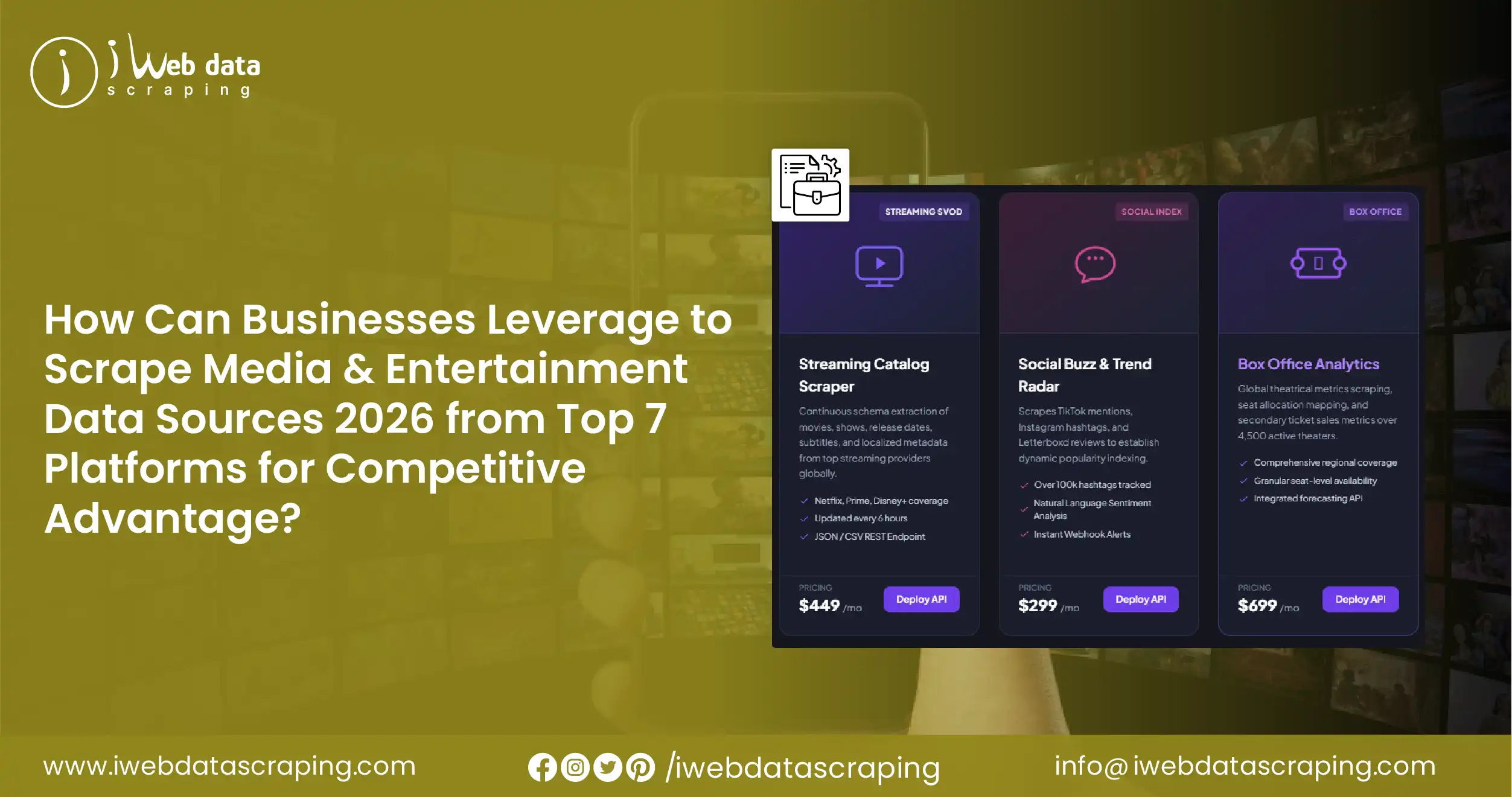 Scrape Media & Entertainment Data Sources 2026 for Competitive Advantage